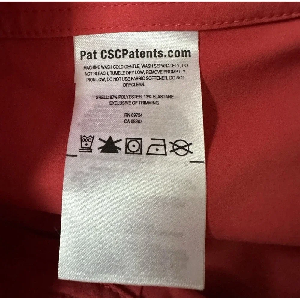 Columbia PFG Fish Series USA Flag Board Shorts Sz 36 Red Omni-Wick Bottle Opener